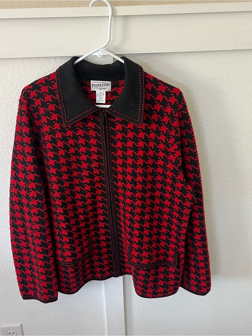 Pendleton Women's XL Merino Wool Full-zip Sweater